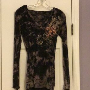 Tie dyed Love Culture long sleeve top